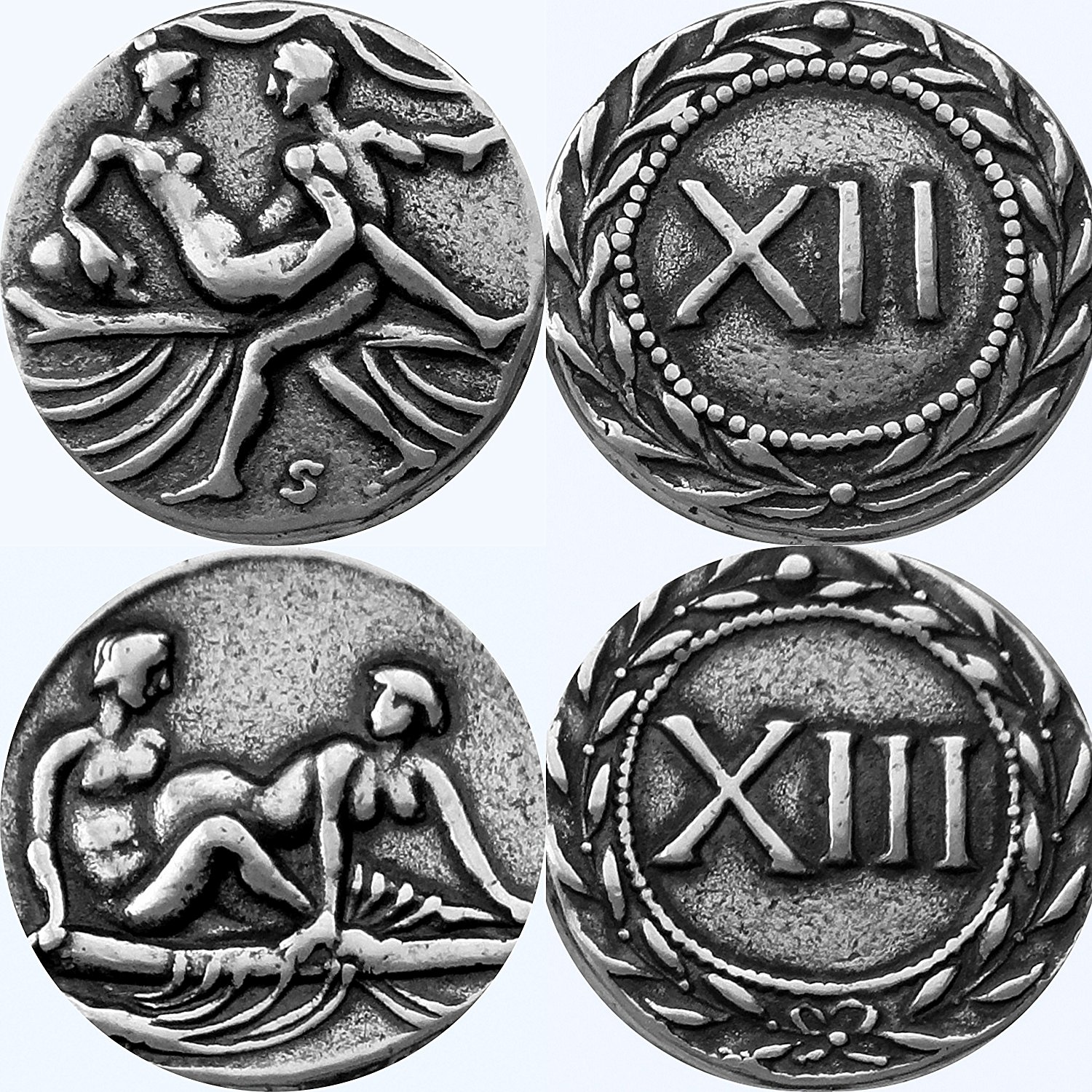 Ancient roman coins called Spintria.