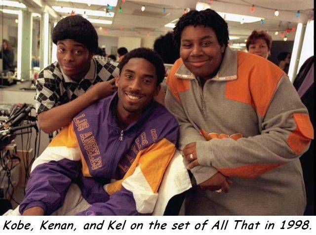 kenan & kel - era Kobe, Kenan, and Kel on the set of All That in 1998.