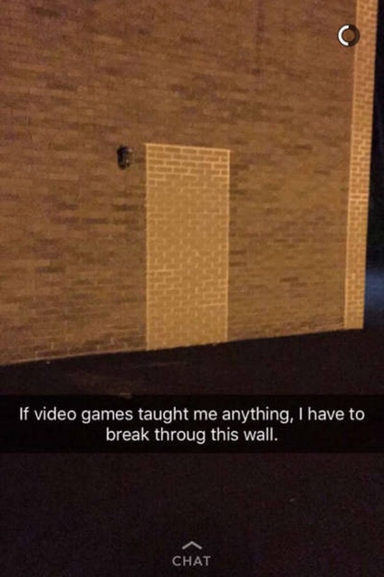 if video games taught me anything i have to break through this wall - If video games taught me anything, I have to break throug this wall. Chat