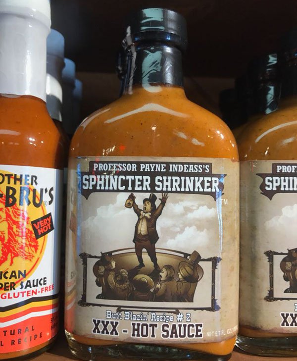 funny sphincter jokes - Professor Payne Indeass'S Other Prof. Sphn Rru'S Sphincter Shrinker Ican Per Sauce GlutenFree Butt Blazin Recipe # 2 Xxx Hot Sauce Etsia.C Xx Tural Lre Ipe