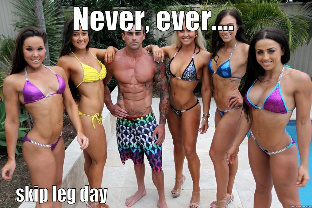 bikini - Never, ever.... skip leg day quickmeme.com