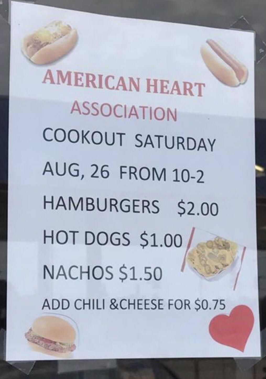 Menu for American Heart Association does not look healthy for your heart.