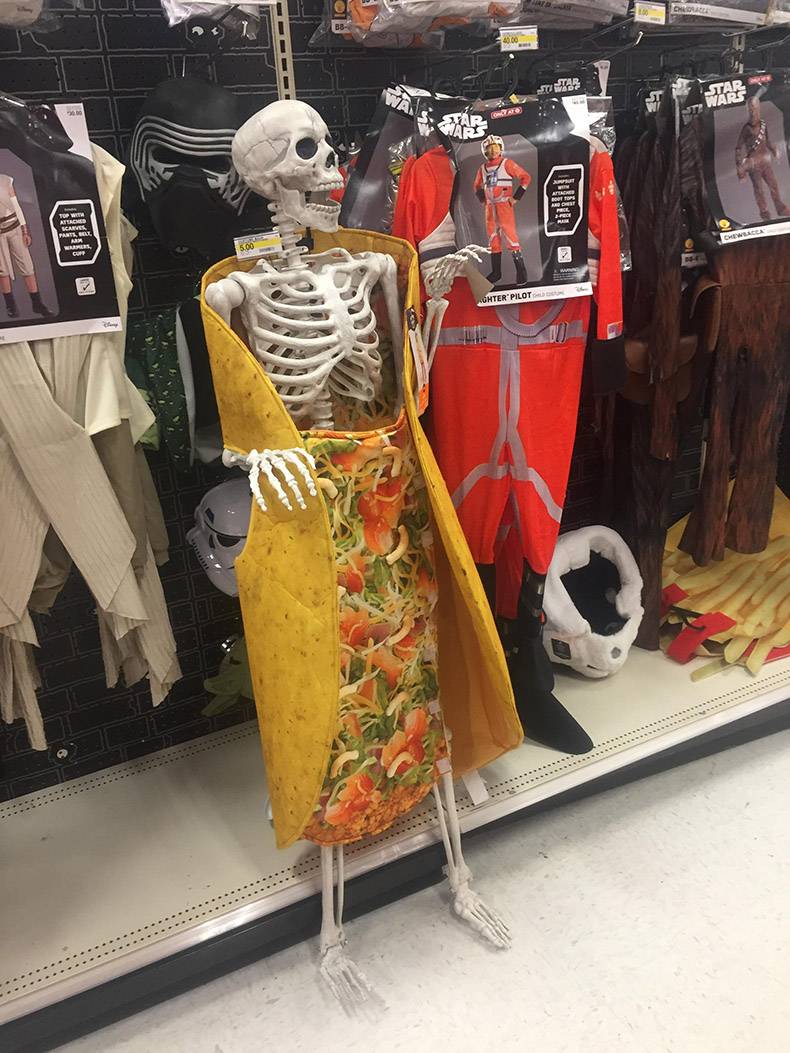 Skeleton all dressed up