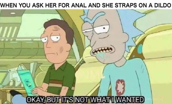 ok but it's not what i wanted - When You Ask Her For Anal And She Straps On A Dildo Okay, But It'S Not What I Wanted