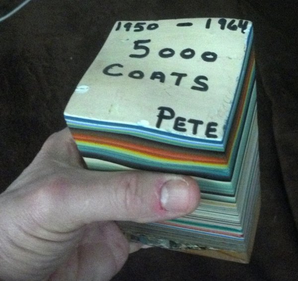 weird thrift store finds - 1950 5 000 Coats Pete