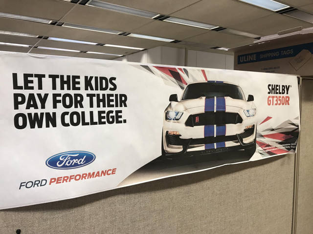 let the kids pay for their own college - Uline Imping Tags Let The Kids Pay For Their Own College. Shelby GT350R Ford Ford Performance
