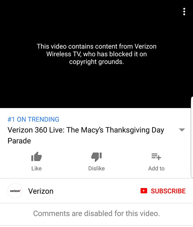 reddit deleted verizon meme - This video contains content from Verizon Wireless Tv, who has blocked it on copyright grounds. On Trending Verizon 360 Live The Macy's Thanksgiving Day Parade Dis Add to verizon Verizon Subscribe are disabled for this video.