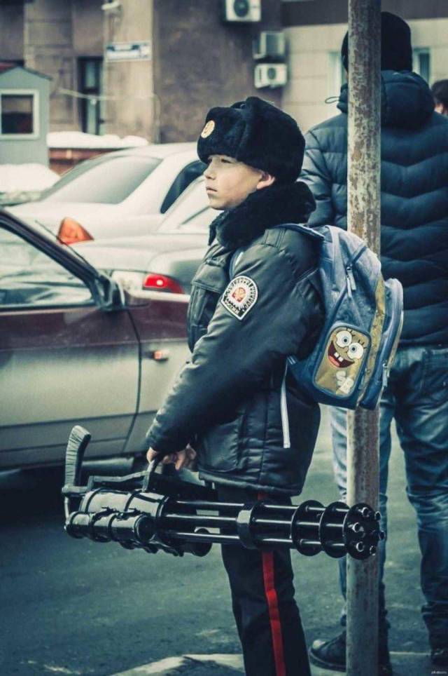 badass russian kid