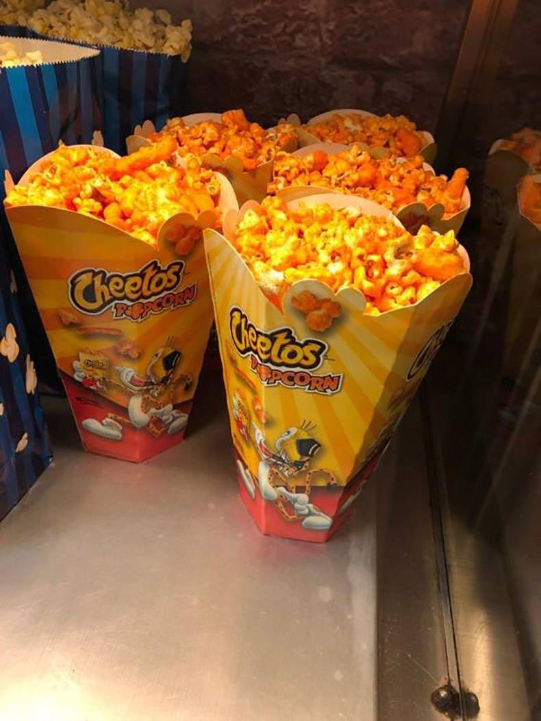 hot cheeto popcorn movies