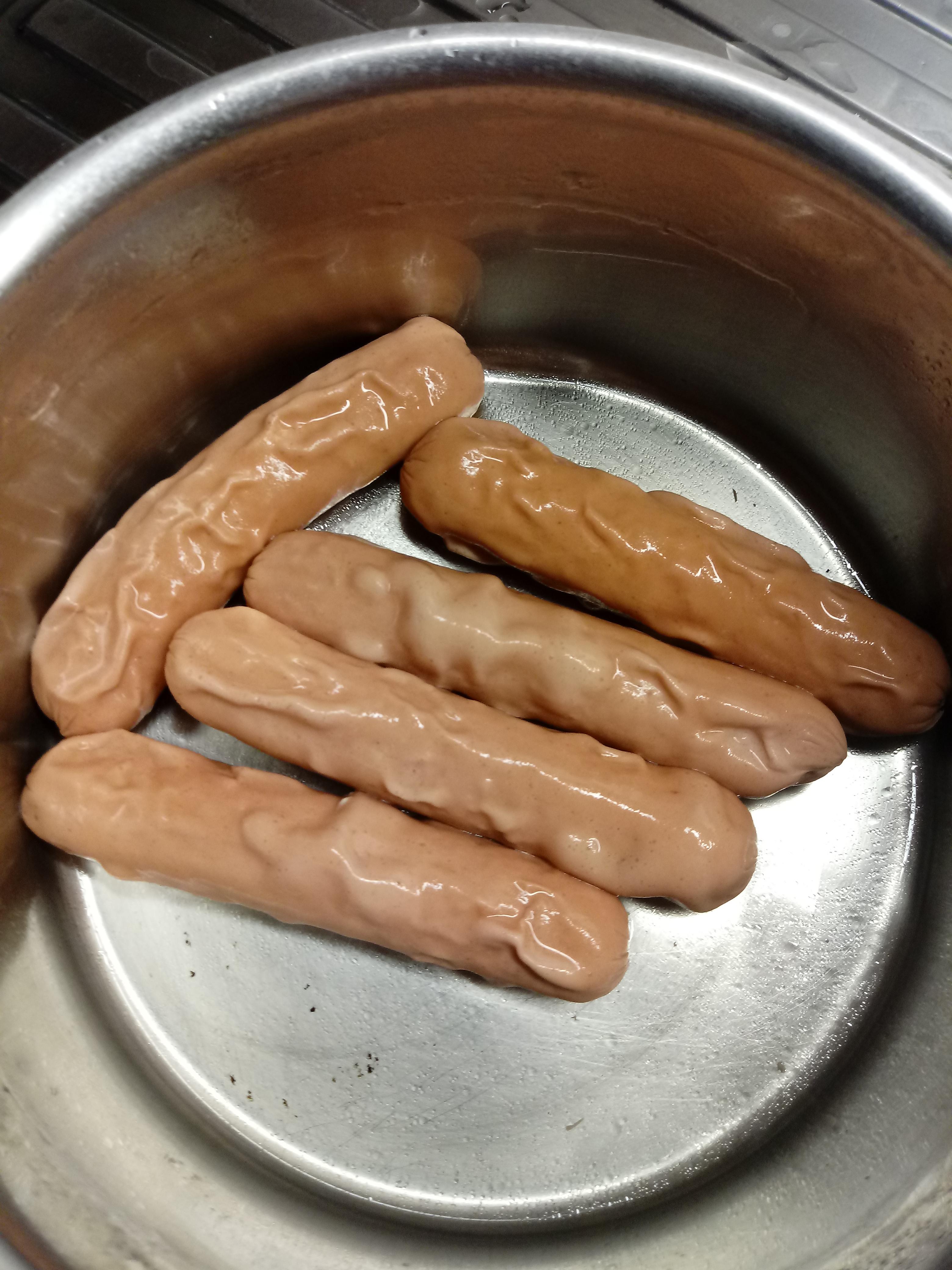 This is what vegetarians call "hot dogs."