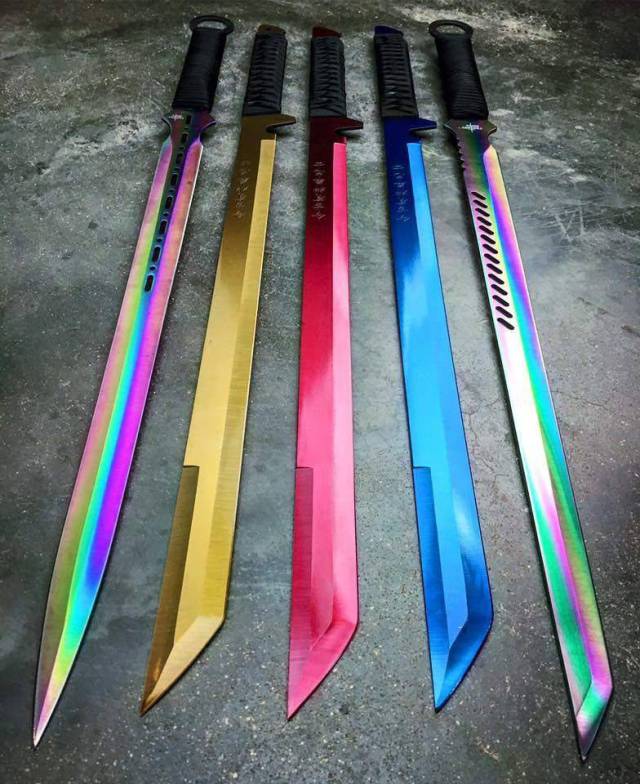 random rainbow swords - Cic