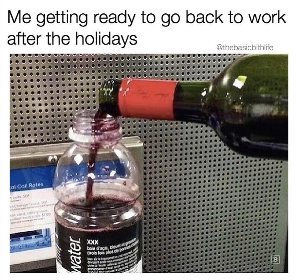 going back to work after holiday meme - Me getting ready to go back to work after the holidays ol Coll Rotes water