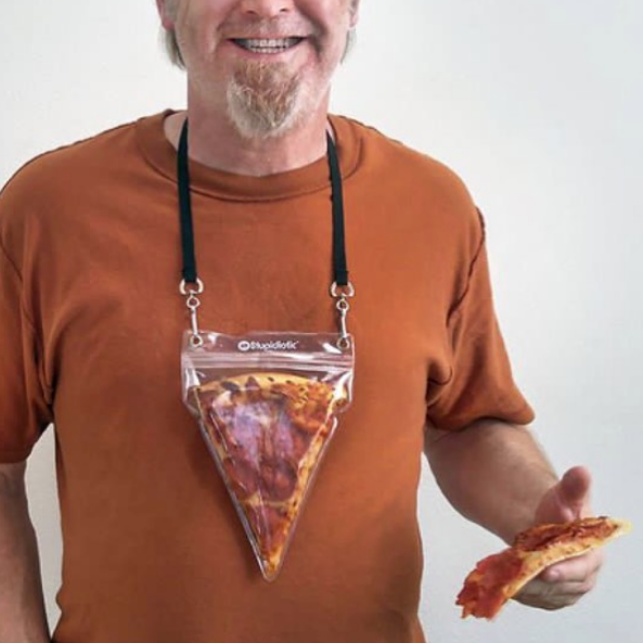 pizza pouch necklace