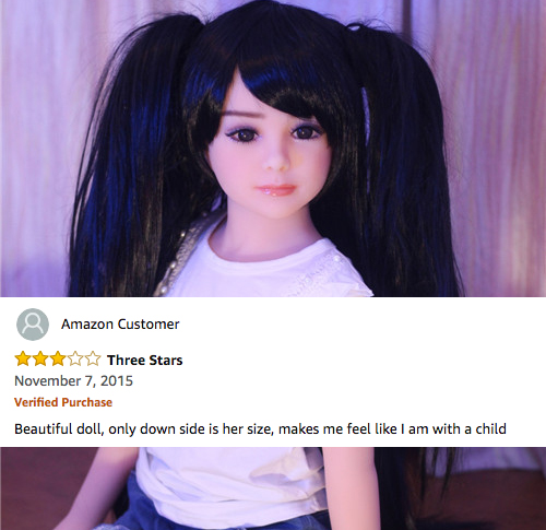 amazon reviews - doll - Amazon Customer Three Stars Verified Purchase Beautiful doll, only down side is her size, makes me feel I am with a child