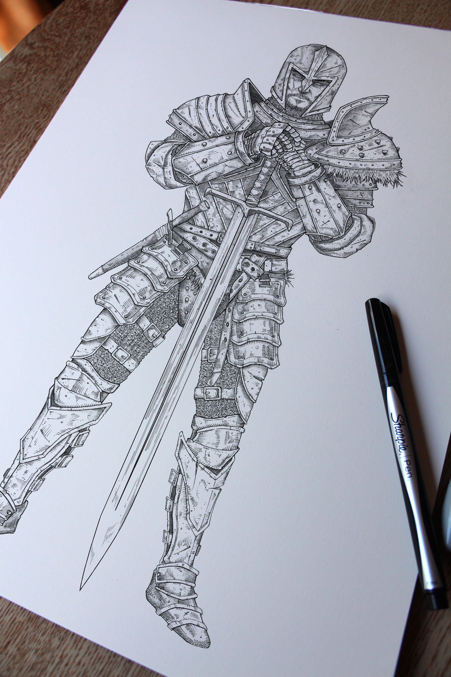 cool drawings of knights