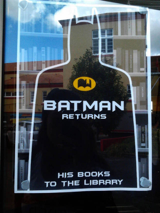 funny library - Food Heale History Batman Returns Sport 400ORDA His Books To The Library