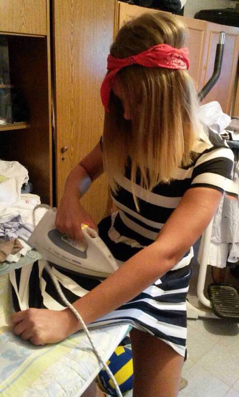 ironing penis