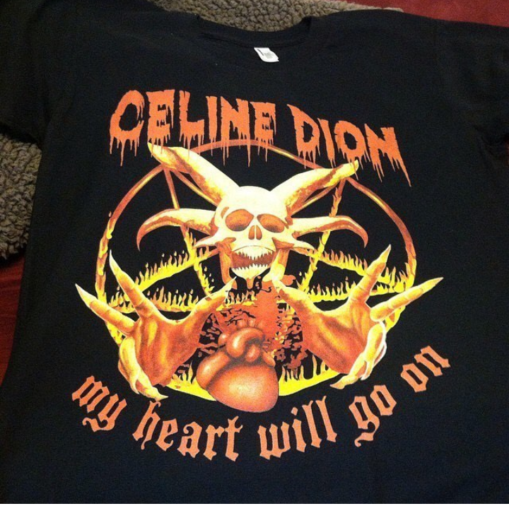 celine dion band shirt - Celine Dion Onary why heart i Oill go on