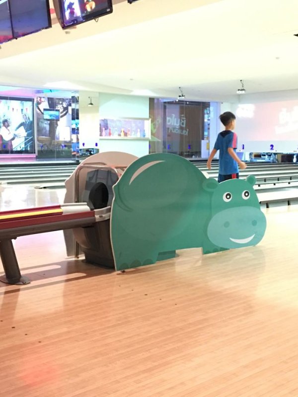 bowling alley hippo - blua Silue O