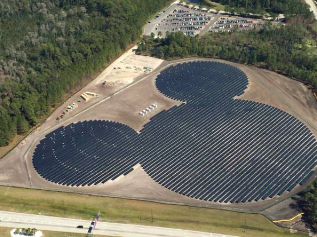disney mickey shaped solar farm - Nius