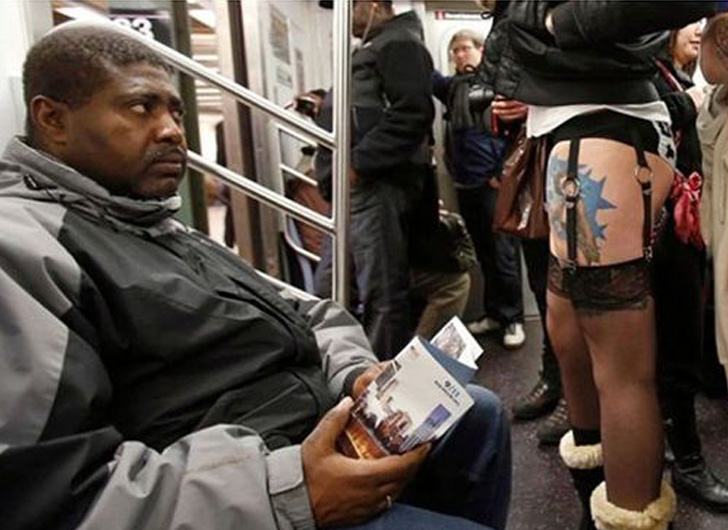 weird people on nyc subway