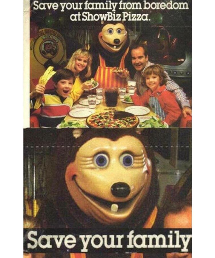 showbiz pizza 80s - Save your family from boredom at ShowBiz Pizza. Save your family