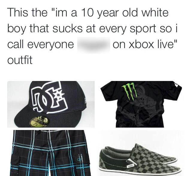 xbox kid starter pack - This the "im a 10 year old white boy that sucks at every sport so i call everyone on xbox live" outfit