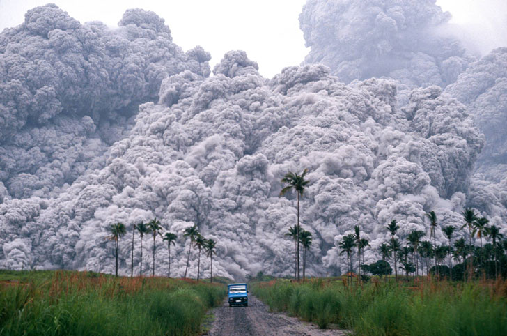 random pyroclastic flow mount pinatubo