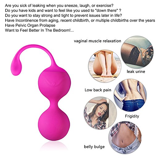 Kegel Exercise Weights Ben Wa Ball With Remote Control. </br><a href="https://amzn.to/2FFcOF3">Help mom correct the damage your birth did to her for $25.99</a>