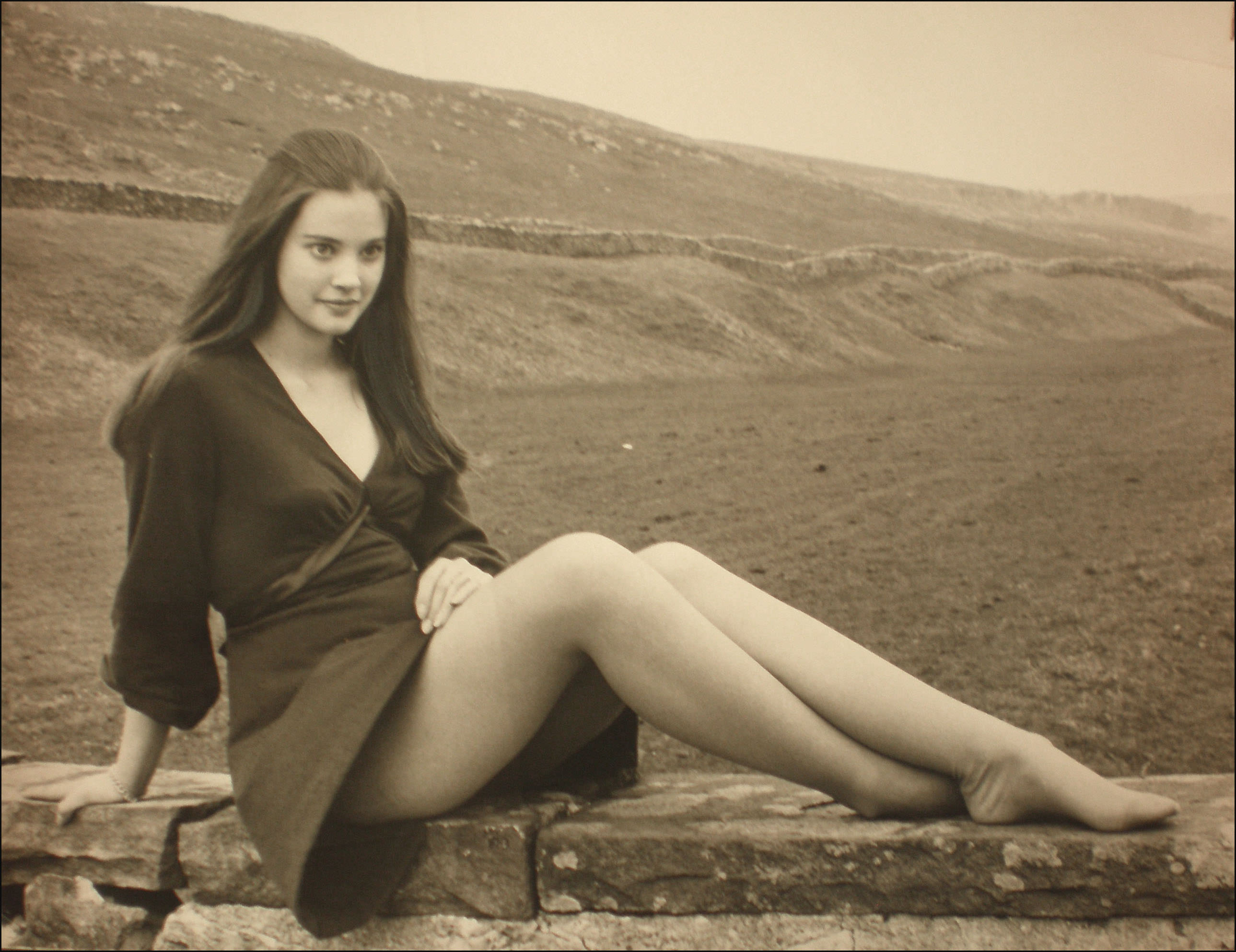 Lynne Frederick in 1971 before she became the final wife of actor Peter Sellers