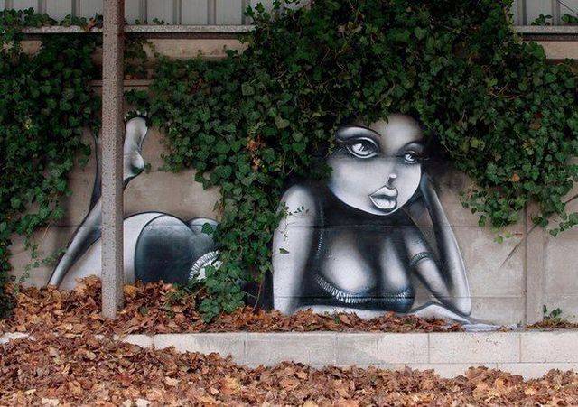 cool street art -