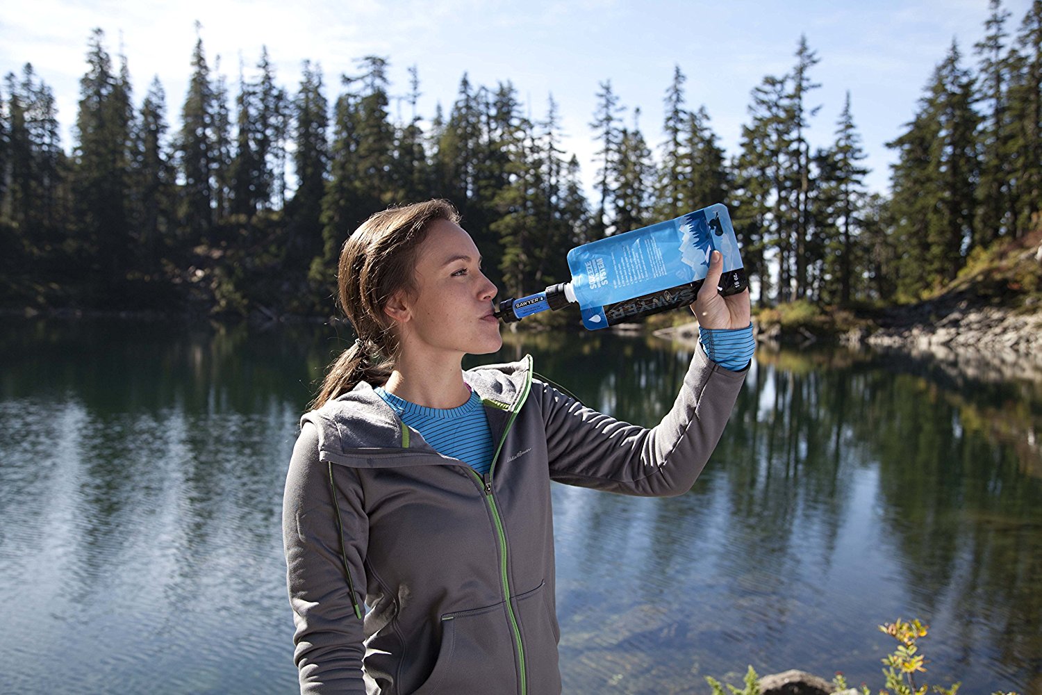 You like not dying of dehydration, right? Don't get Giardia from the Earth's last remaining water supplies with this handy filter. Available <a href=https://amzn.to/2ykWSsZ "nofollow" target="_blank">here</a>