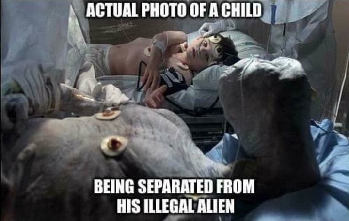 Actual Photo Of A Child Being Separated From His Illegal Alien