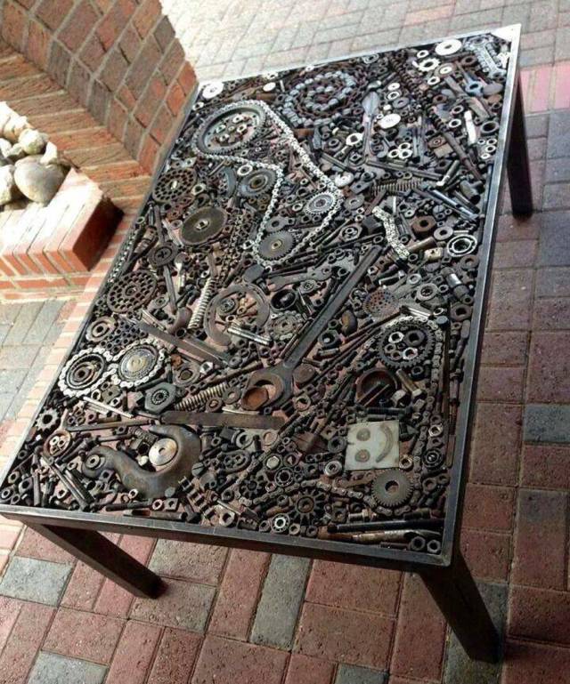 steampunk table - 2