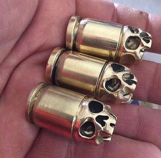 skull shaped bullets