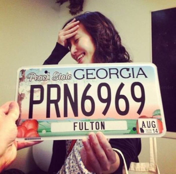 random pic prn 6969 license plate - Peach State Georgia ender PRN6969 Fulton Aug 14