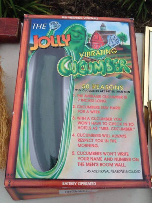 church vibrator - Fun Vibrating Vegetable The Molly Vibrating 50 Reasons Why Cucumbers Are Better Than Men The Average Cumler 15 7 Inches Long 2. Cucumbers Stay Hard For A Week 3. With A Cucumber You Won'T Have To Check In To Hotels As "Mrs. Cucumber." 4.