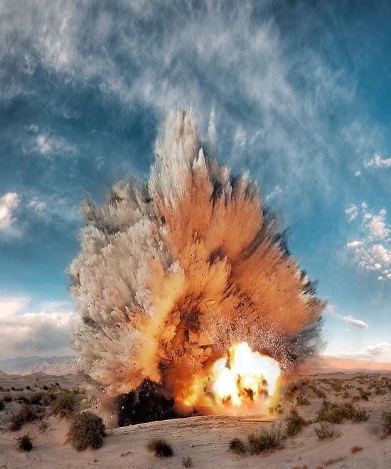 real explosion
