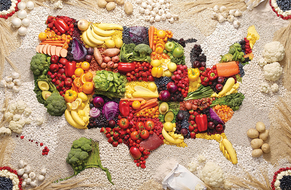 america made up of fruit