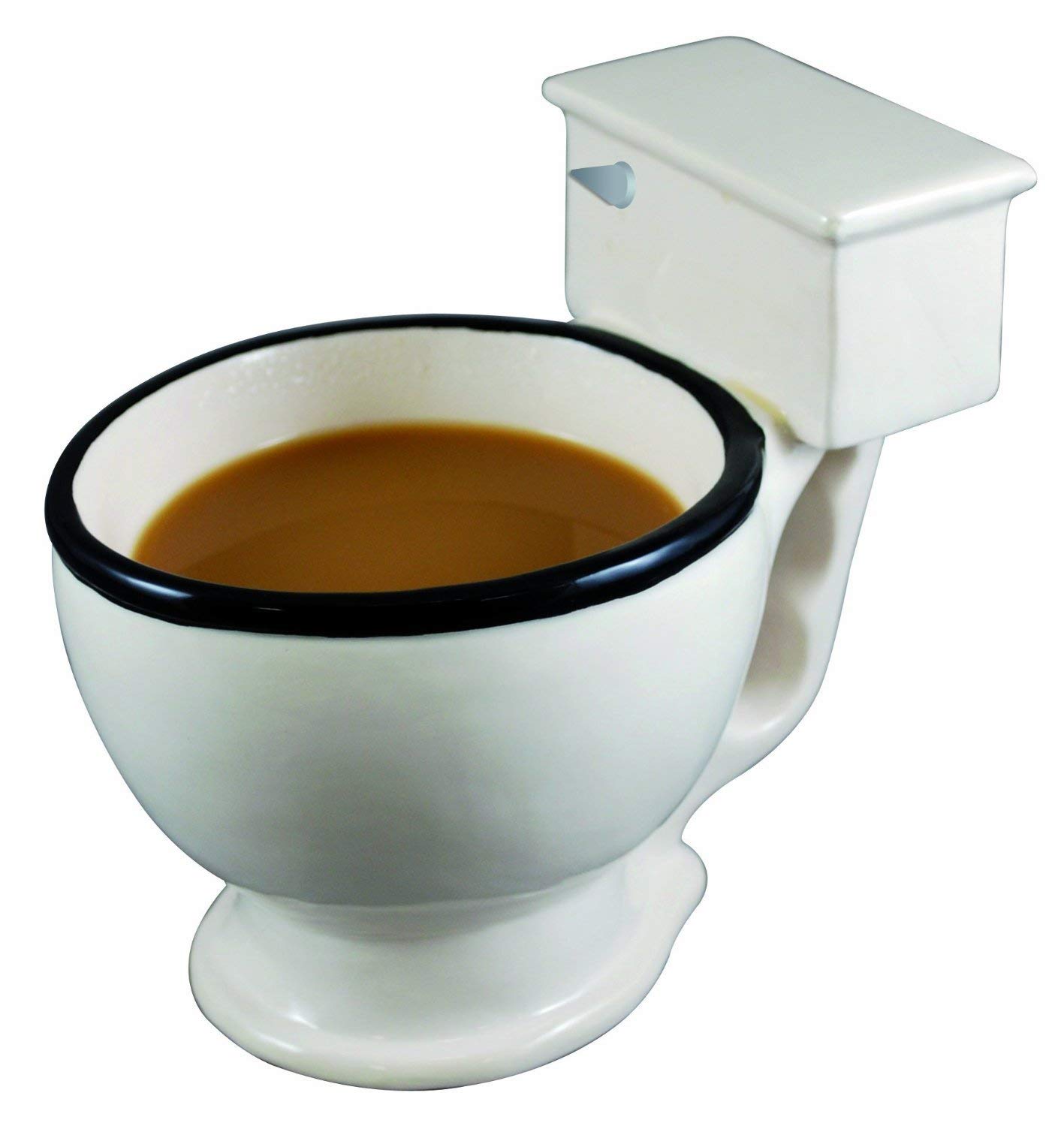 This toilet coffe mug is a great way to start your day and a perfect gift for someone with a dirty sense of humor.  <br/><br/> You can pick this up at  <a href="https://amzn.to/2LzyvK6" target="_blank">Amazon for about $12.99</a>.