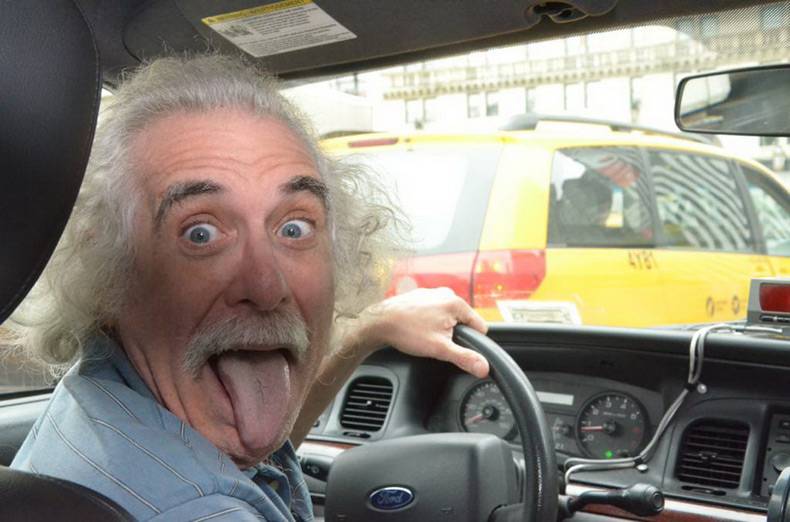 weird taxi driver
