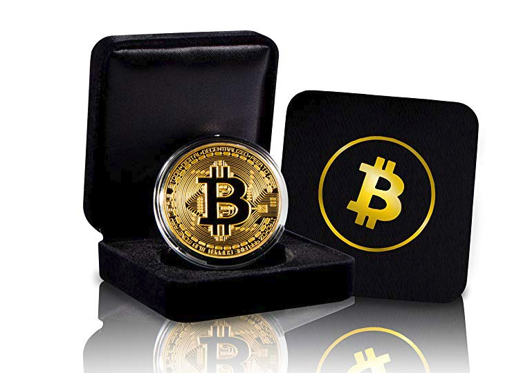 Want to remind yourself on a daily basis that you got into the cryptocurrency game too late?  Or maybe you just want to look like some savvy investor?  Now you can with the Bitcoin Commemorative Coin - $10.99 Get it <a href="https://amzn.to/2OxK2Md" target="_blank" rel="nofollow"><font color="red"><b>HERE</font></b></a>