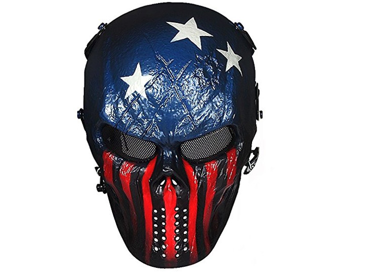 If you want to protect your eyes and face while playing airsoft or paintball, want to MAGA in style, or just want an awesome mask for Halloween, then look no further than this Full Metal Airsoft Mask with Eye Protection - $18.99 Get it <a href="https://amzn.to/2n3YzCJ" target="_blank" rel="nofollow"><font color="red"><b>HERE</font></b></a>