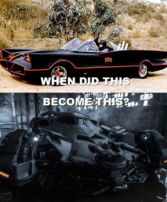 cool batmobile in dawn of justice - When Did This Become This