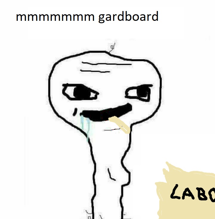 mmmm gardboard