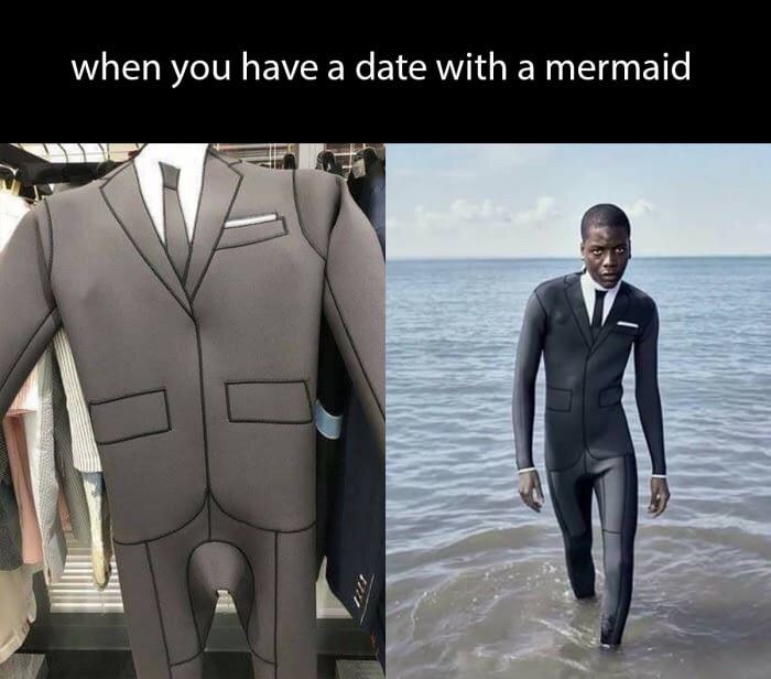 diving suit that looks fancy