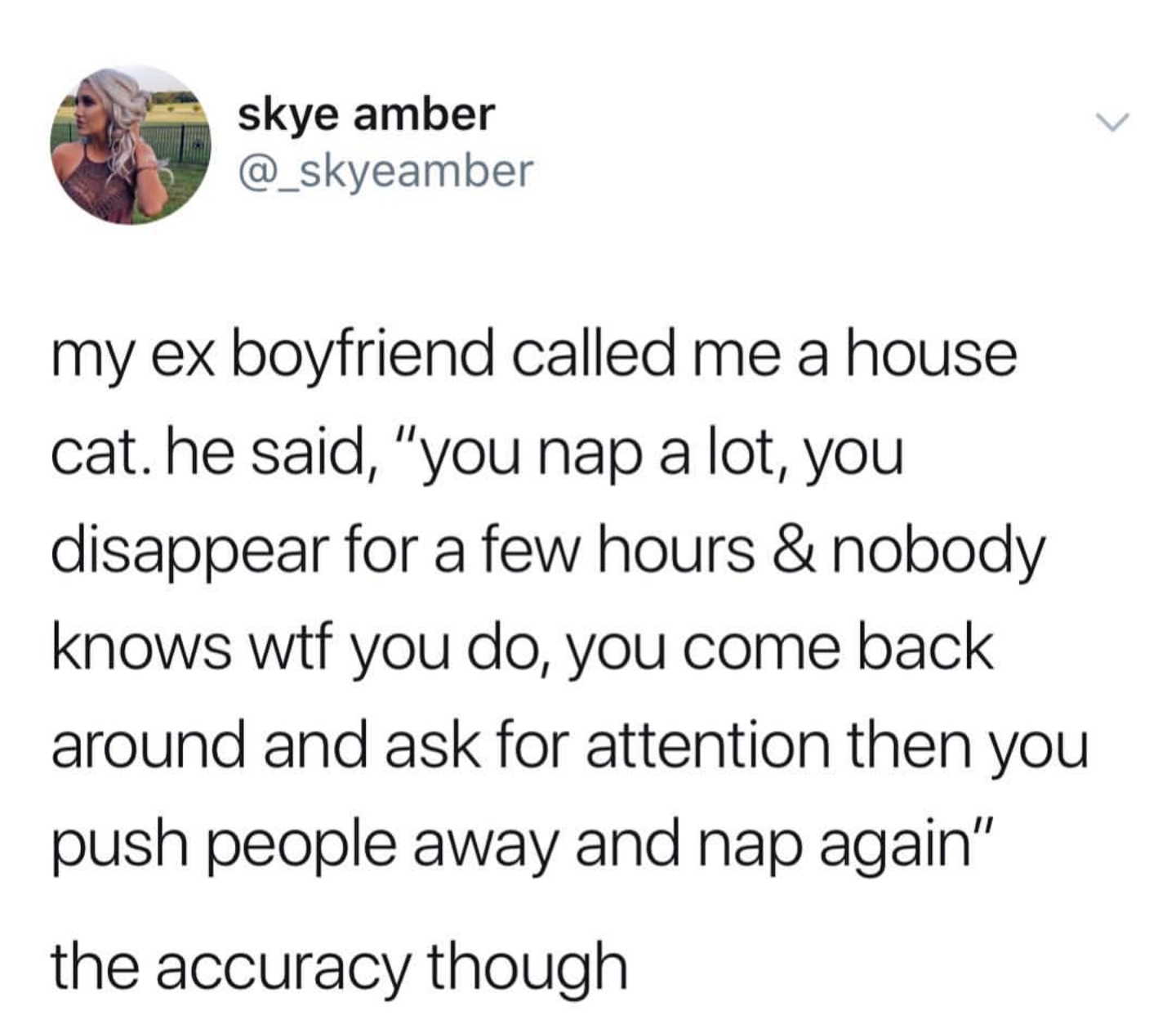 Ex boyfriend cat napper