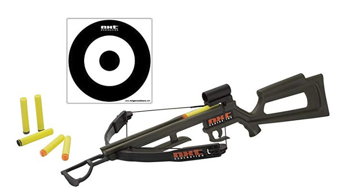 We all know you can't be trusted with a real weapon.  Whether this just makes you feel better, or you want to train your kids to shoot so they can grow up and become the man you never were, this Crossbow with suction cup darts and target will help keep them distracted while honing their lethal skills.  Crossbow with foam darts and target - $31.99 Get it <a href="https://amzn.to/2MjPkMZ" target="_blank" rel="nofollow"><font color="red"><b>HERE</font></b></a>