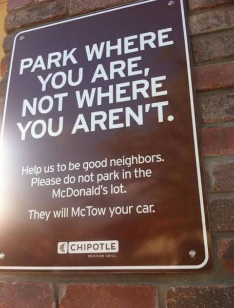 mcparking sign