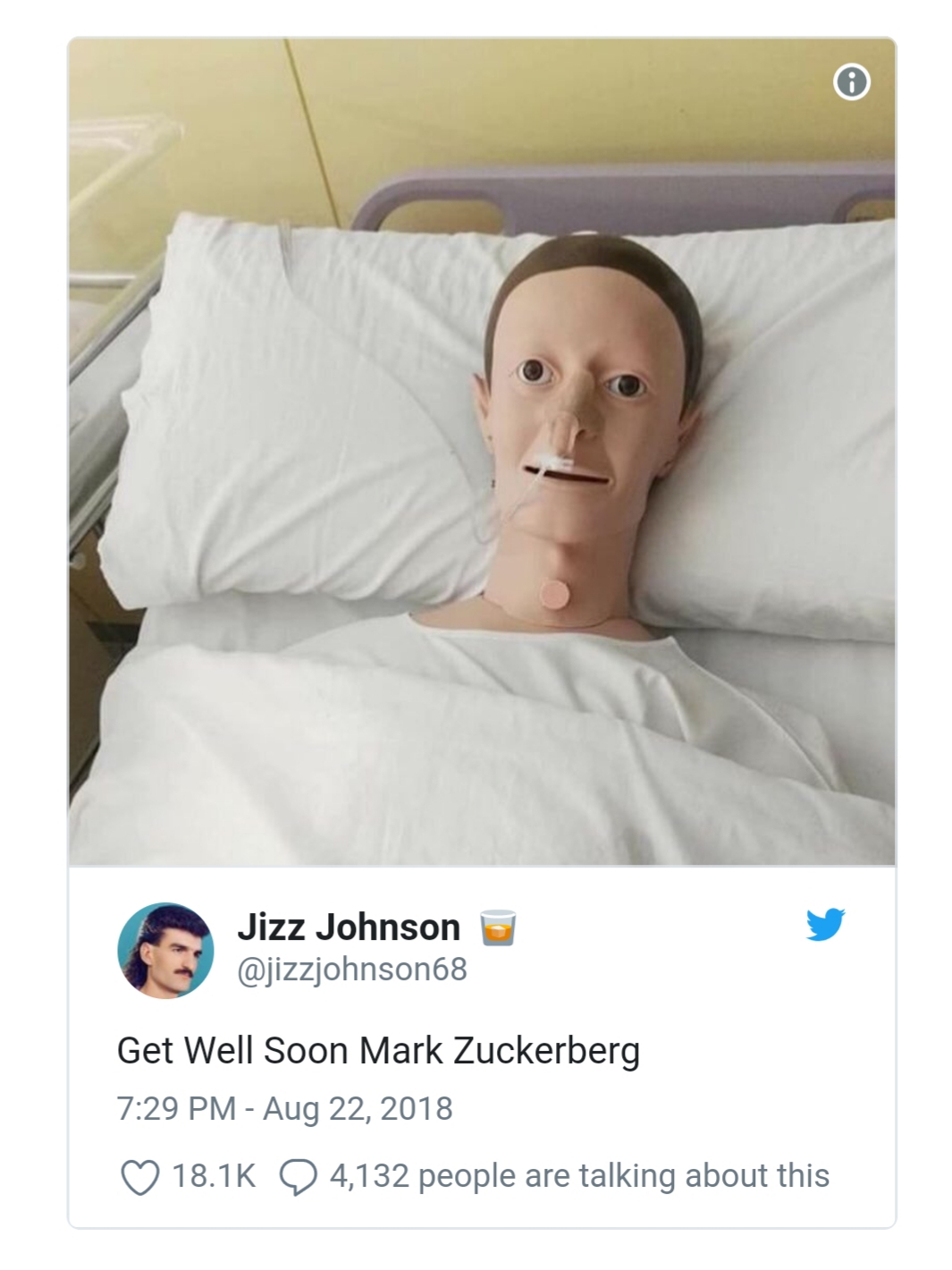 memes - mark zuckerberg memes - Jizz Johnson Get Well Soon Mark Zuckerberg 4,